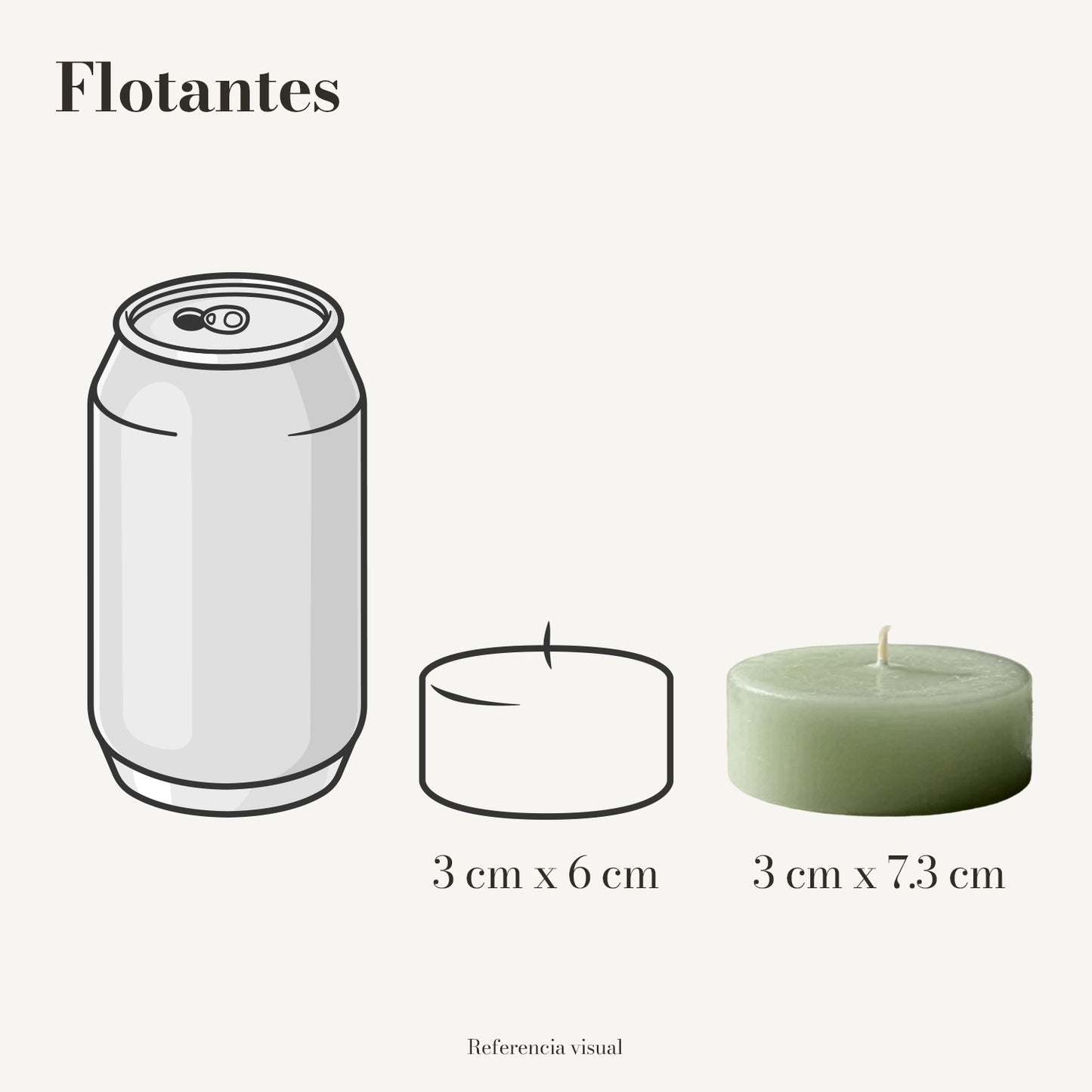 Flotantes pistache - La Vela Amaltea