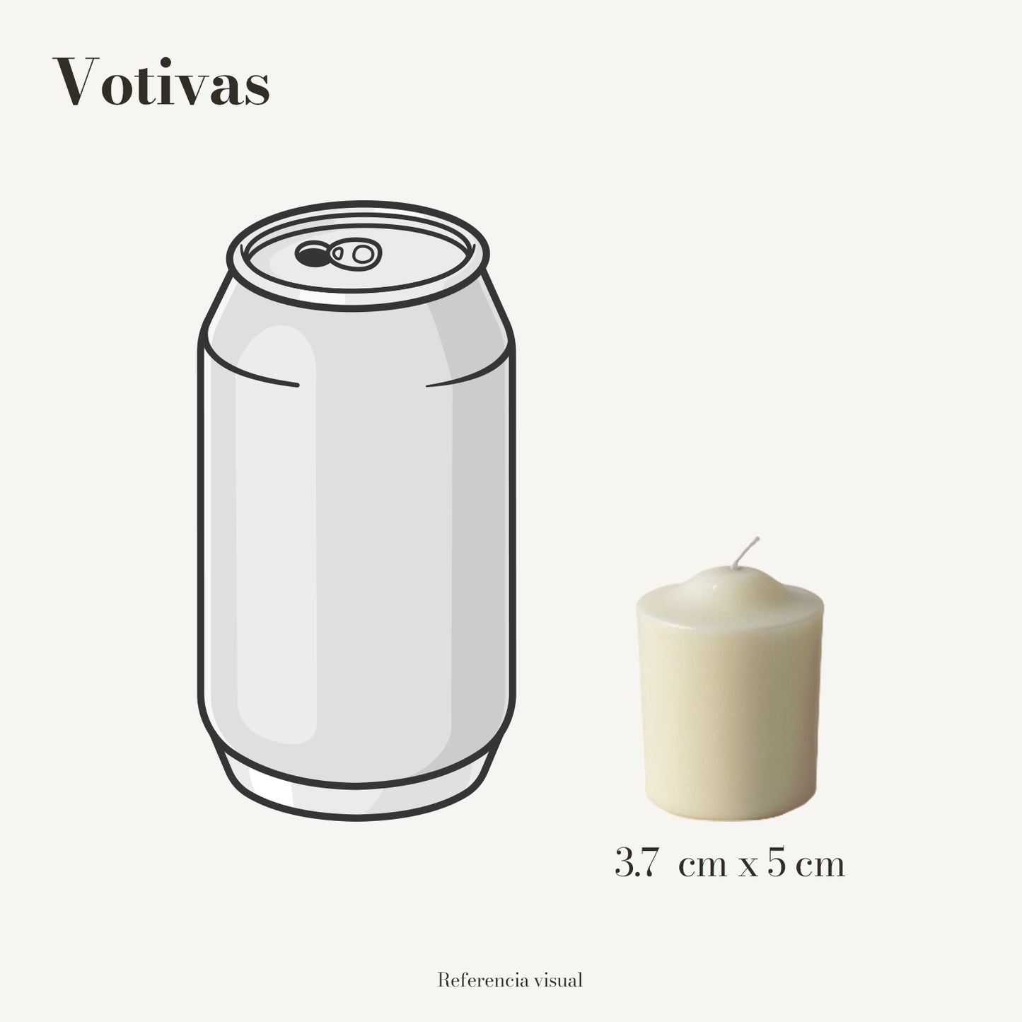 Votivas marfil - La Vela Amaltea