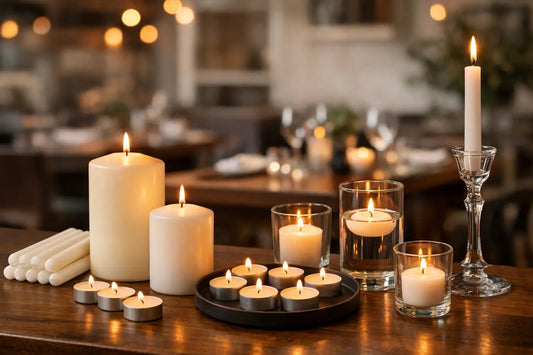 Velas al mayoreo para restaurantes: qué elegir - La Vela Amaltea