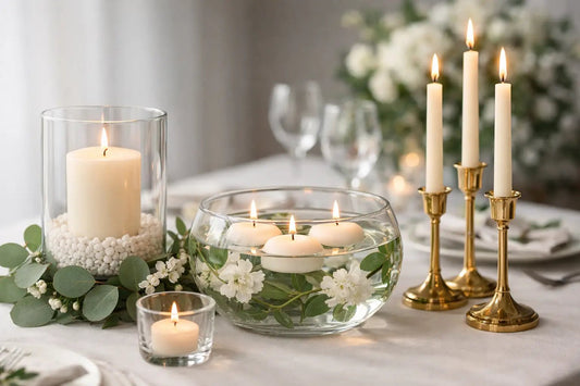 Velas para centros de mesa que sí lucen bien - La Vela Amaltea