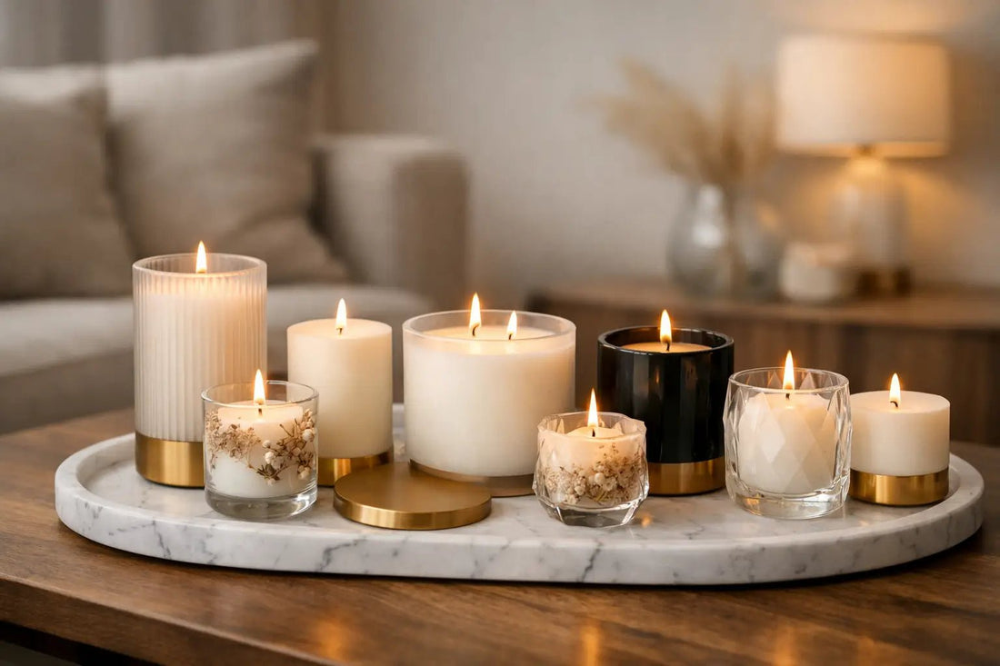 7 tipos de velas decorativas elegantes - La Vela Amaltea