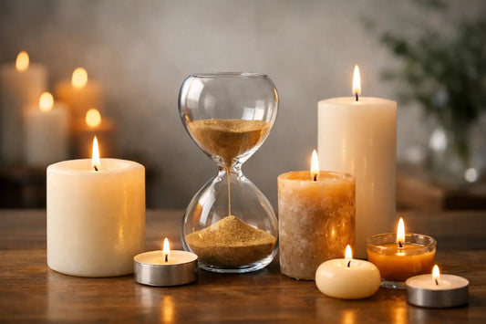Qué velas duran más tiempo y por qué - La Vela Amaltea