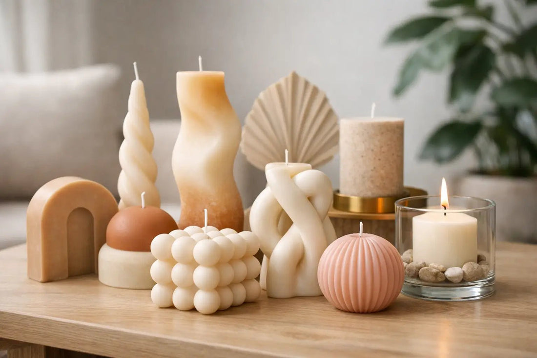 Tendencias en velas decorativas 2026 para decorar - La Vela Amaltea