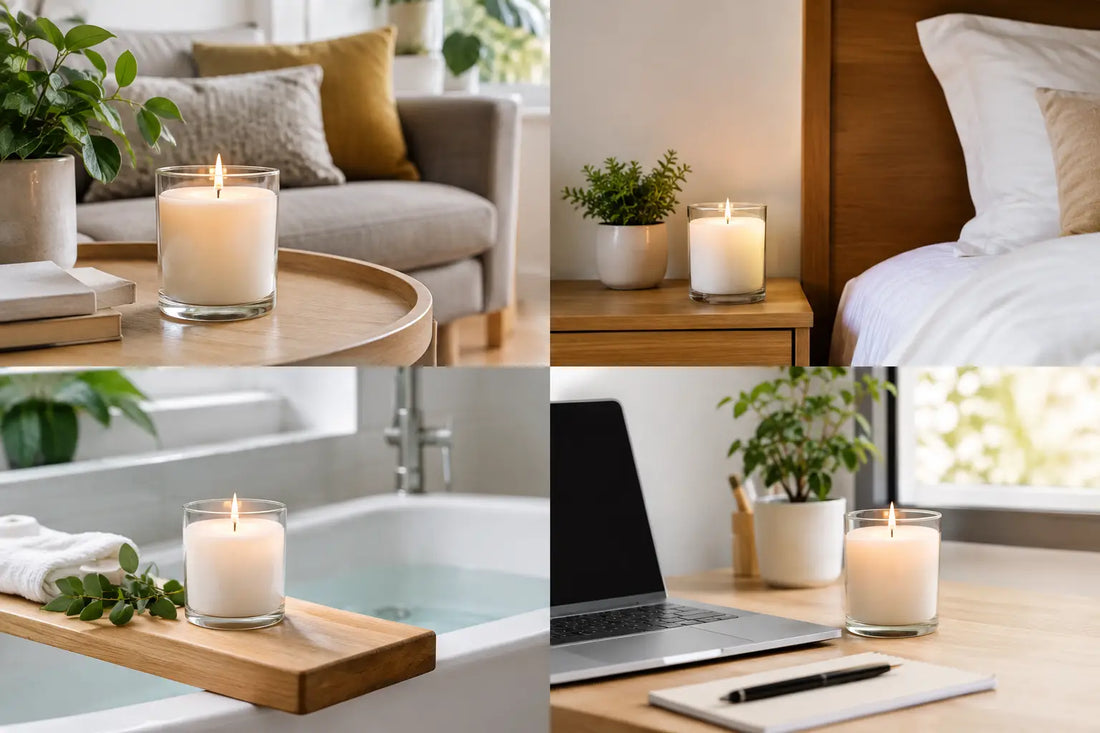 Beneficios de velas sin aroma para cada espacio