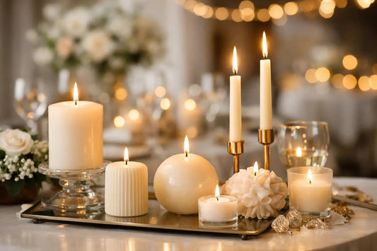 Velas artesanales para eventos con estilo - La Vela Amaltea