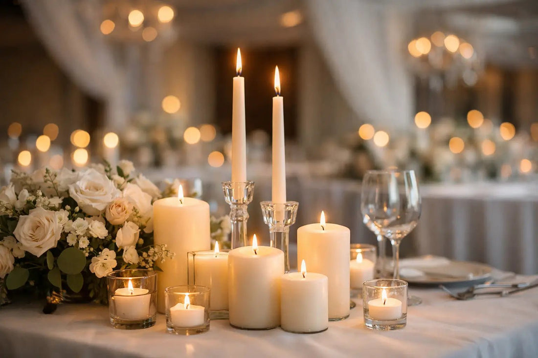 Velas para bodas elegantes: cómo elegir bien - La Vela Amaltea