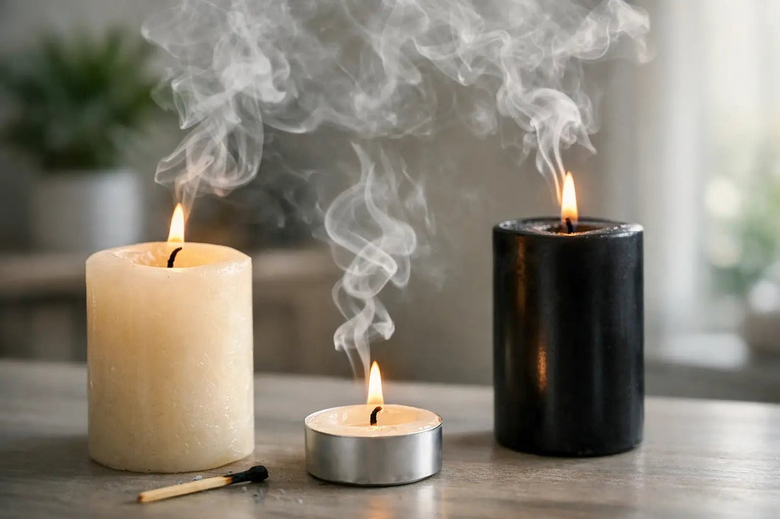 ¿Por qué las velas humean mucho y qué hacer? - La Vela Amaltea