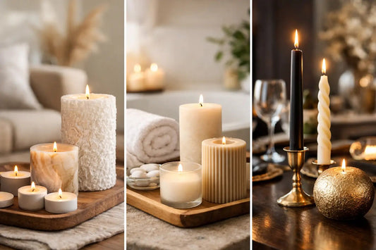 Cómo elegir velas decorativas para cada espacio - La Vela Amaltea
