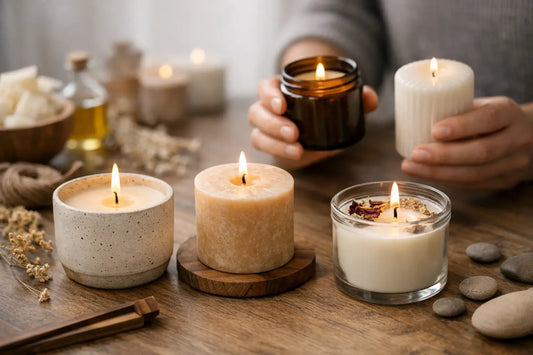 Velas artesanales hechas a mano: cómo elegir