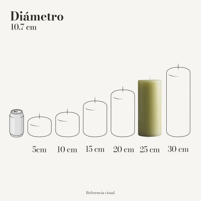Cirio Verde Limón (Por pedido)