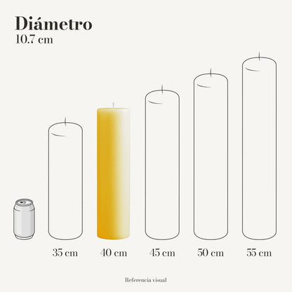 Cirio Amarillo Intenso (Por pedido)