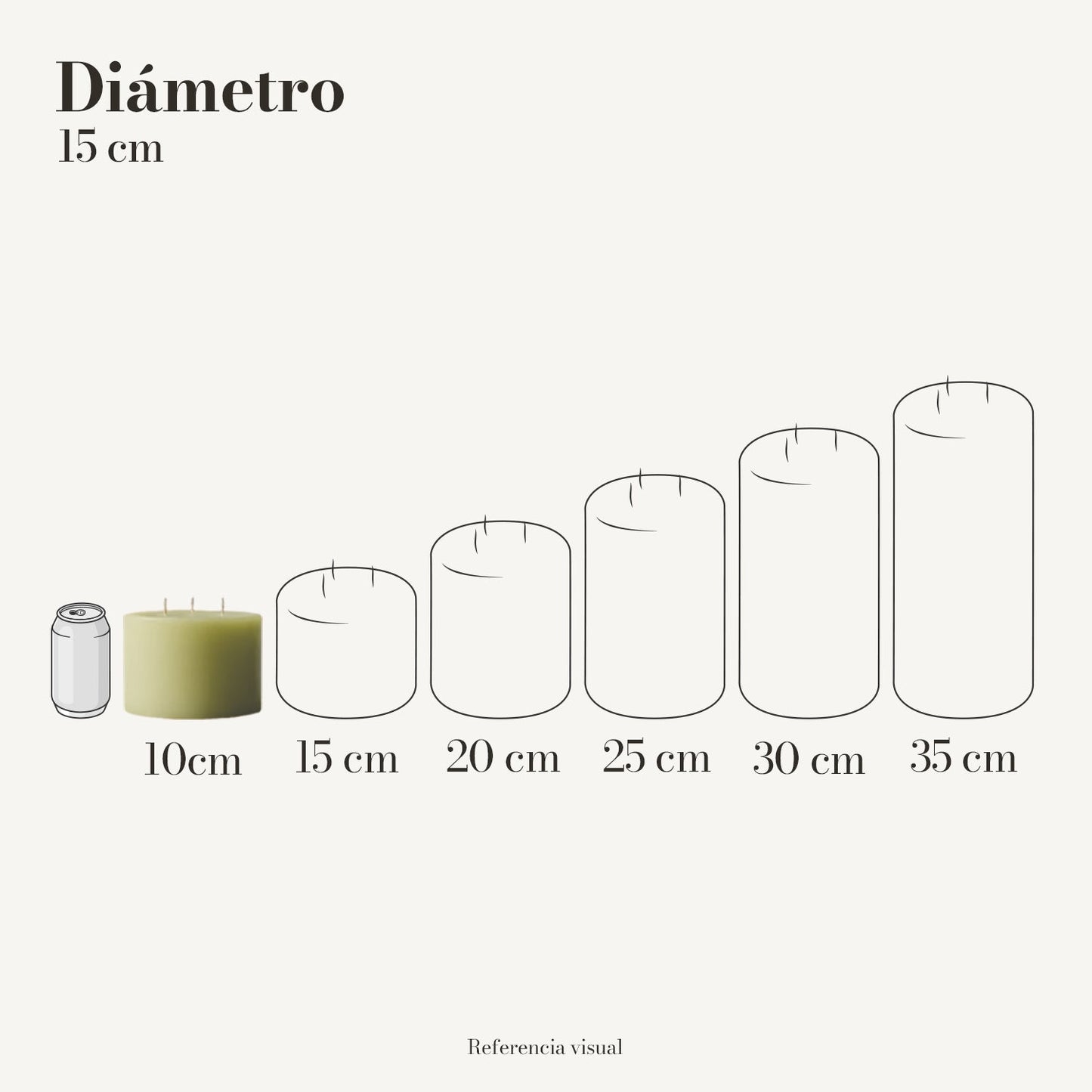 Cirio Verde Limón (Por pedido)