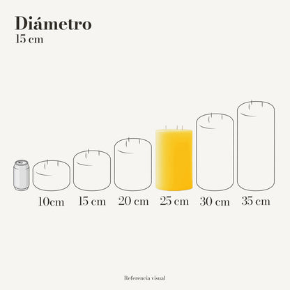 Cirio Amarillo Intenso (Por pedido)