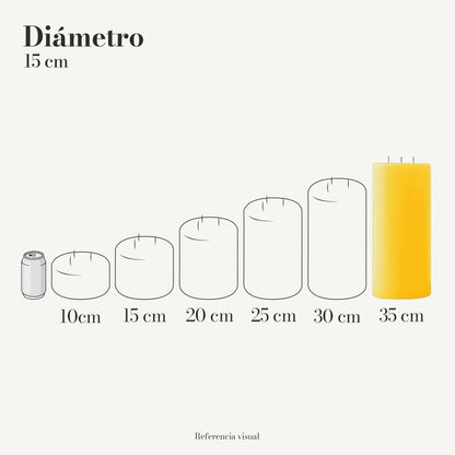 Cirio Amarillo Intenso (Por pedido)
