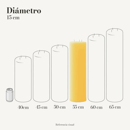 Cirio Amarillo Intenso (Por pedido)