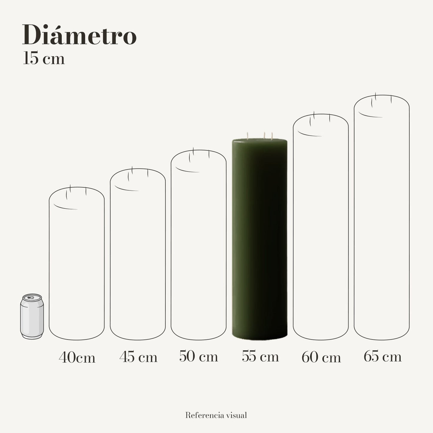 Cirio Verde Pino (Por pedido)