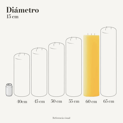 Cirio Amarillo Intenso (Por pedido)