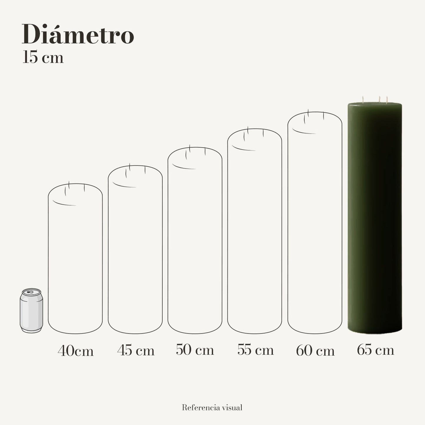Cirio Verde Pino (Por pedido)
