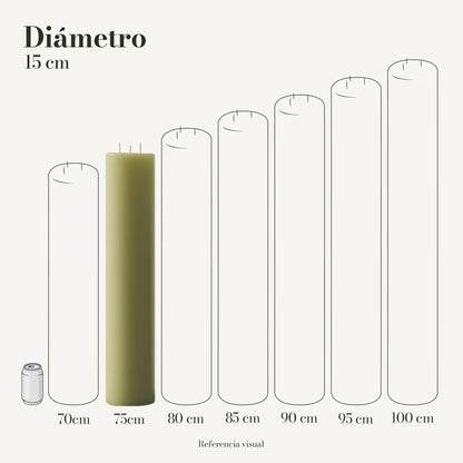 Cirio Verde Limón (Por pedido)