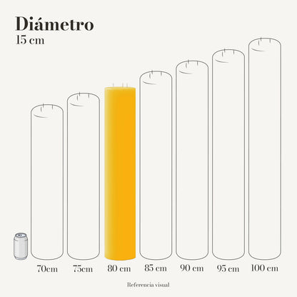 Cirio Amarillo Intenso (Por pedido)