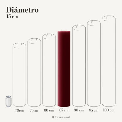 Cirio vino 15 cm diámetro - La Vela Amaltea
