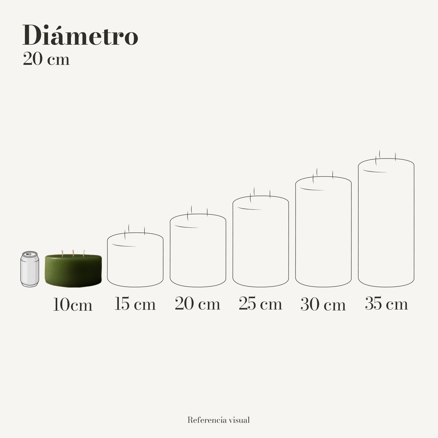 Cirio Verde Pino (Por pedido)