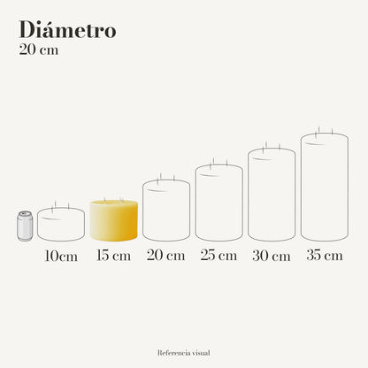 Cirio Amarillo Intenso (Por pedido)