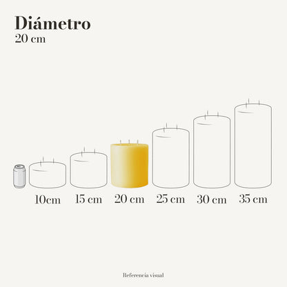 Cirio Amarillo Intenso (Por pedido)