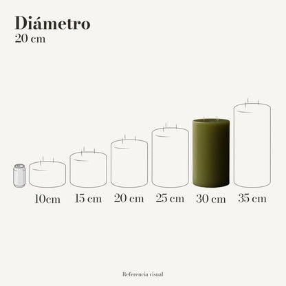 Cirio Verde Olivo (Por pedido)