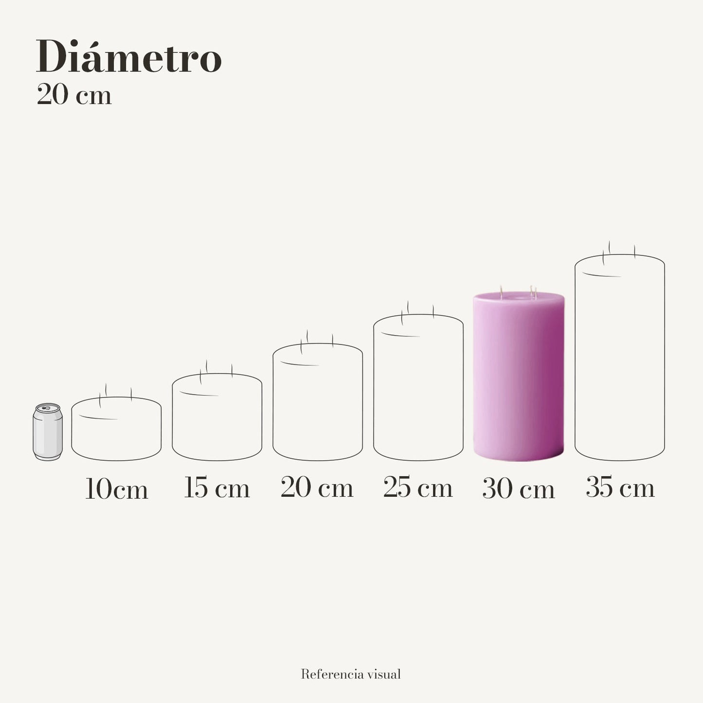 Cirio Rosa Mexicano (Por pedido)