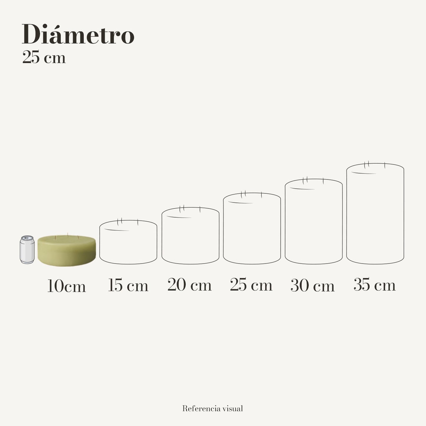 Cirio Verde Limón (Por pedido)