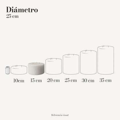 Cirio Blanco 25 cm 15 cm