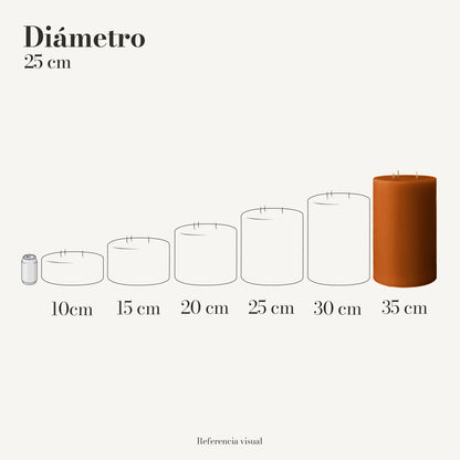 Cirio Naranja Ocre (Por pedido)