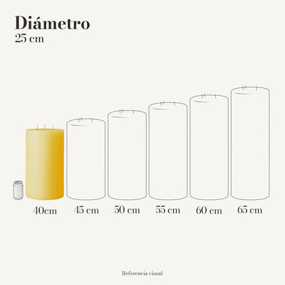 Cirio Amarillo Intenso (Por pedido)