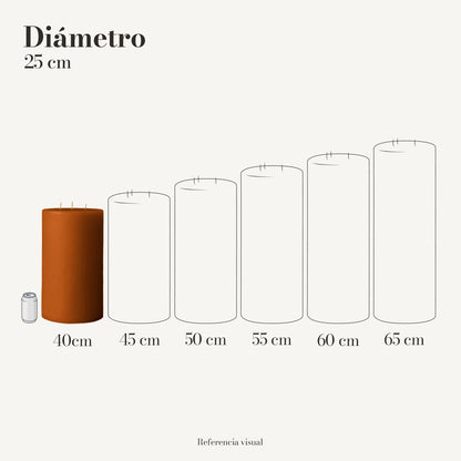 Cirio Naranja Ocre (Por pedido)