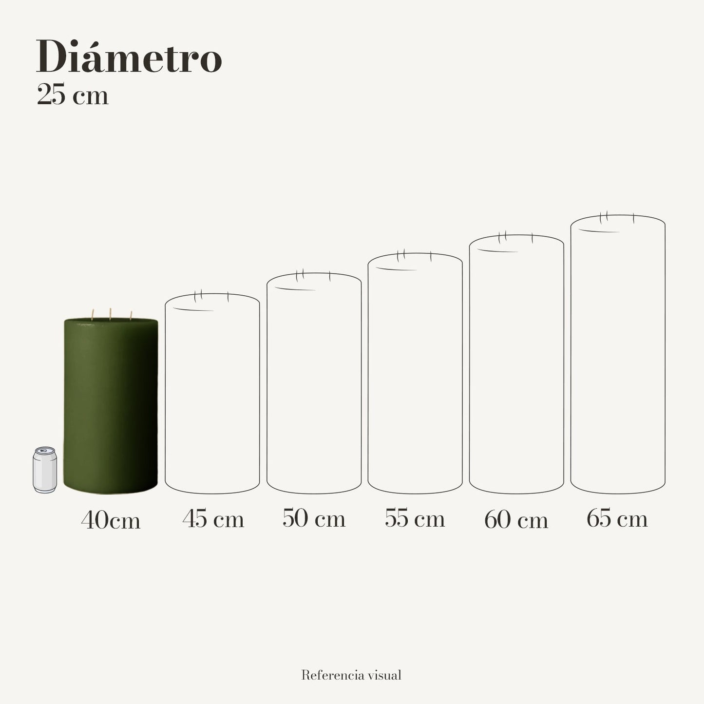 Cirio Verde Pino (Por pedido)