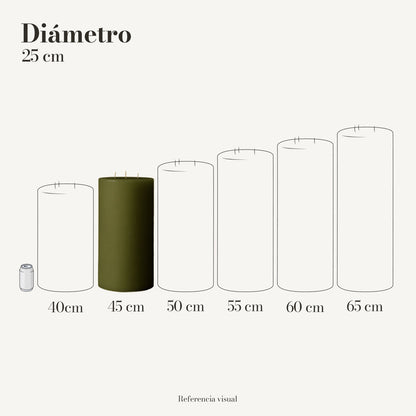 Cirio Verde Olivo (Por pedido)