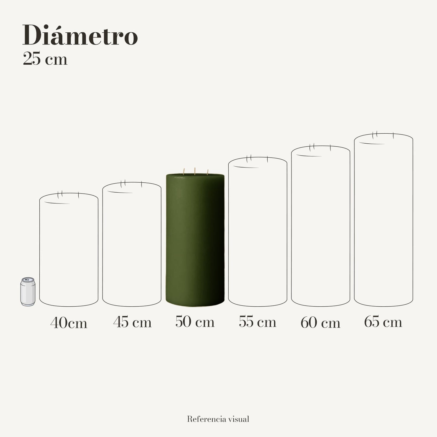Cirio Verde Pino (Por pedido)