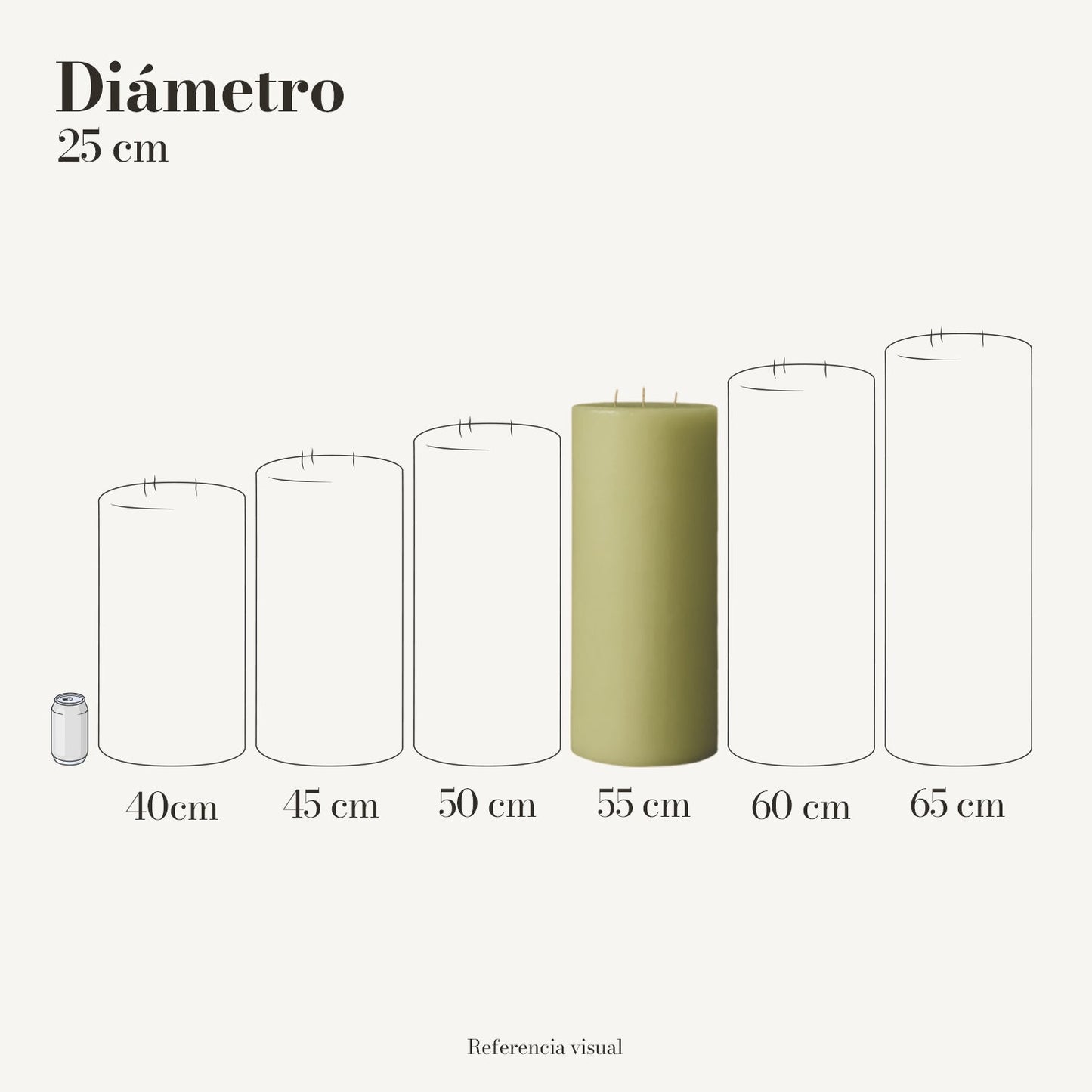 Cirio Verde Limón (Por pedido)