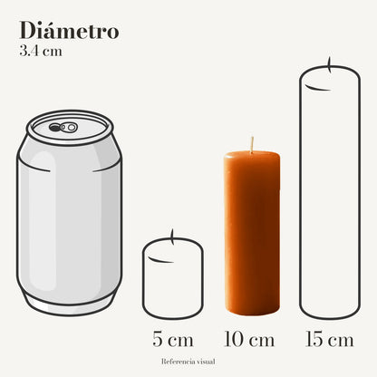 Cirio Naranja Ocre (Por pedido)