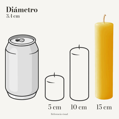 Cirio Amarillo Intenso (Por pedido)