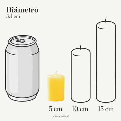Cirio Amarillo Intenso (Por pedido)