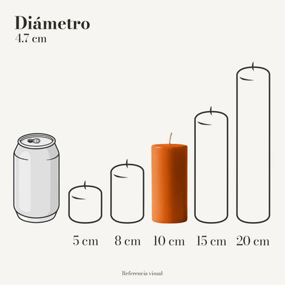 Cirio Naranja Ocre (Por pedido)