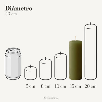 Cirio Verde Olivo (Por pedido)