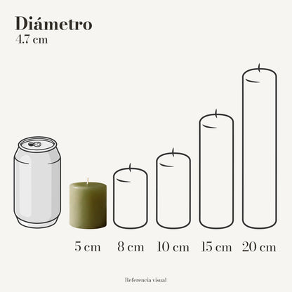 Cirio Verde Olivo (Por pedido)