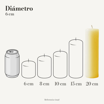 Cirio Amarillo Intenso (Por pedido)