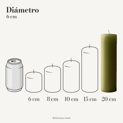 Cirio Verde Olivo (Por pedido)