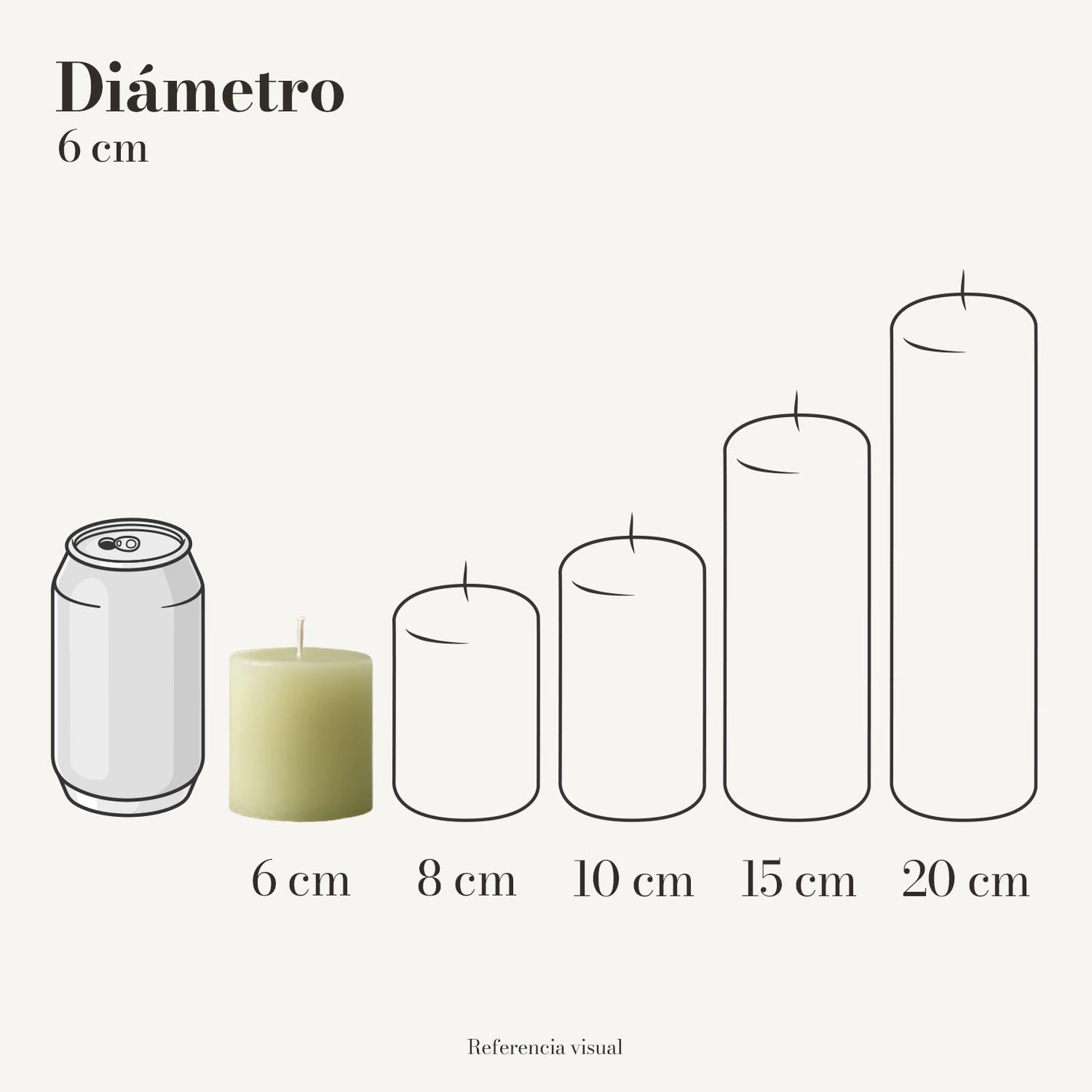 Cirio Verde Limón (Por pedido)