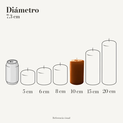 Cirio Naranja Ocre (Por pedido)