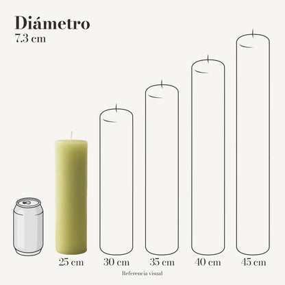 Cirio Verde Limón (Por pedido)